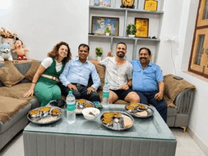 Welcome in India  Mr. Gianluca & Sara.
